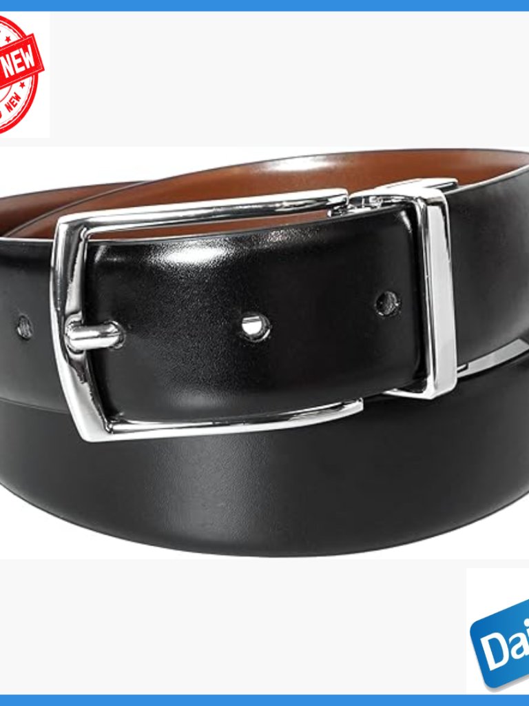 Genuine Leather Reversible Dress Belt 38 Size Golf Accessory